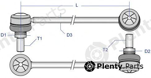  MOOG part FI-LS-8783 (FILS8783) Rod/Strut, stabiliser