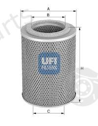  UFI part 25.539.00 (2553900) Oil Filter