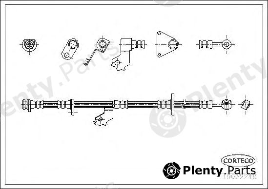  CORTECO part 19032248 Brake Hose