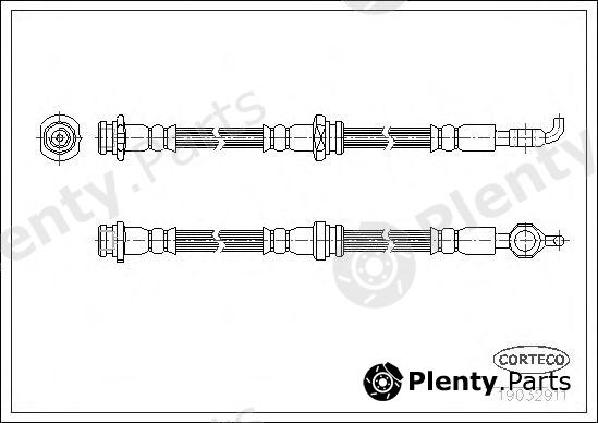  CORTECO part 19032911 Brake Hose