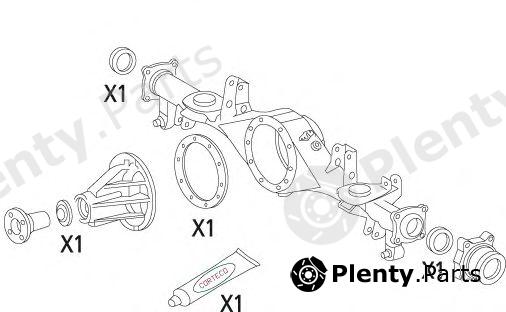  CORTECO part 19536236 Gasket Set, differential