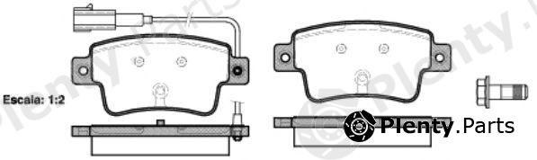  ROADHOUSE part 21198.02 (2119802) Brake Pad Set, disc brake