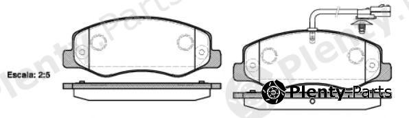  ROADHOUSE part 2144201 Brake Pad Set, disc brake