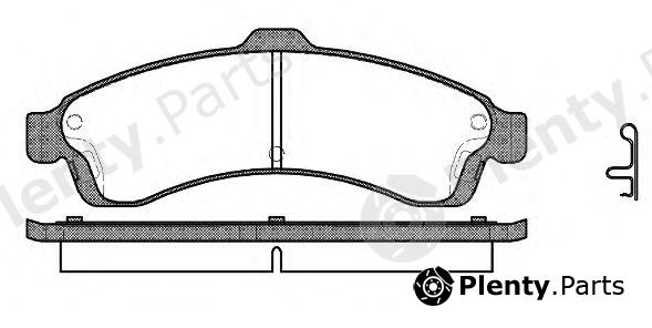  ROADHOUSE part 2837.02 (283702) Brake Pad Set, disc brake