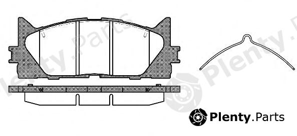  ROADHOUSE part 21233.00 (2123300) Brake Pad Set, disc brake