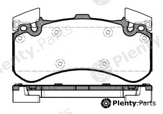  ROADHOUSE part 2146300 Brake Pad Set, disc brake