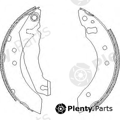  REMSA part 4051.00 (405100) Brake Shoe Set