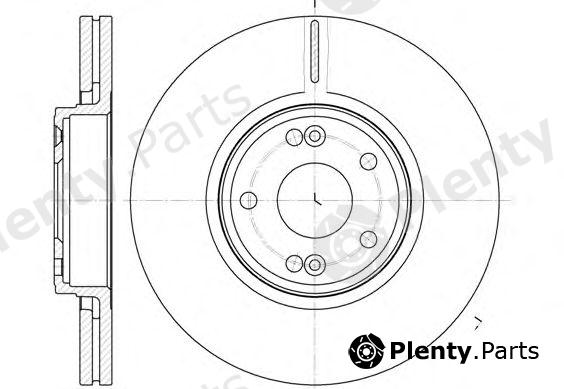  REMSA part 6612.10 (661210) Brake Disc