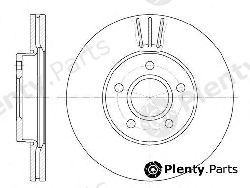  REMSA part 6710.10 (671010) Brake Disc