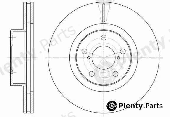  REMSA part 6715.10 (671510) Brake Disc