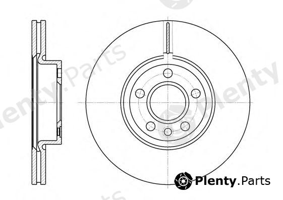  REMSA part 6728.10 (672810) Brake Disc