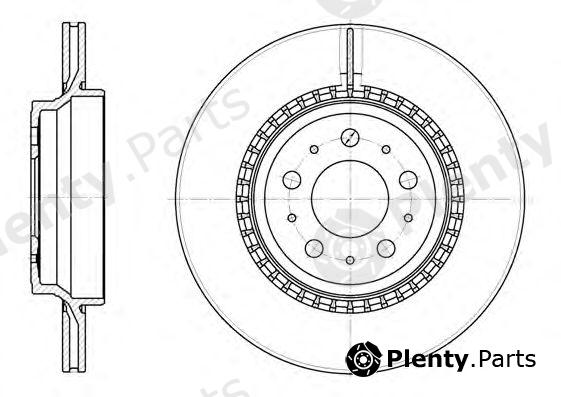  REMSA part 6777.10 (677710) Brake Disc