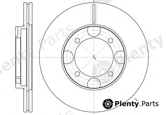  REMSA part 6827.10 (682710) Brake Disc