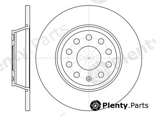  REMSA part 6973.00 (697300) Brake Disc