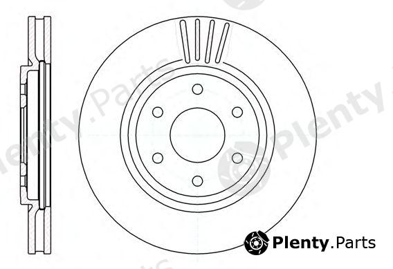  REMSA part 61037.10 (6103710) Brake Disc