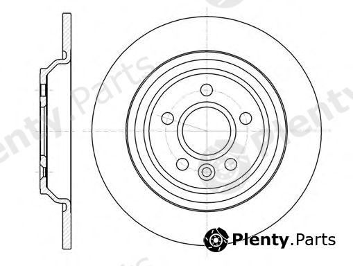  REMSA part 61045.00 (6104500) Brake Disc
