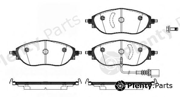  REMSA part 147001 Brake Pad Set, disc brake