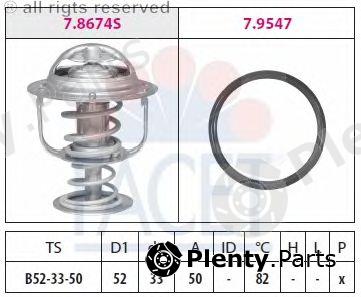  FACET part 7.8674 (78674) Thermostat, coolant