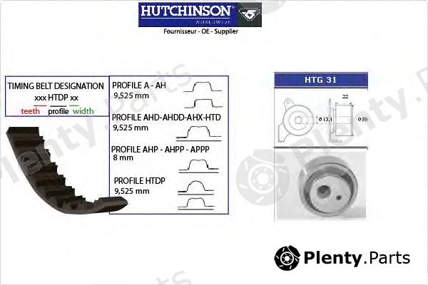  HUTCHINSON part KH03 Timing Belt Kit