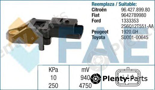 FAE part 15027 Sensor, intake manifold pressure