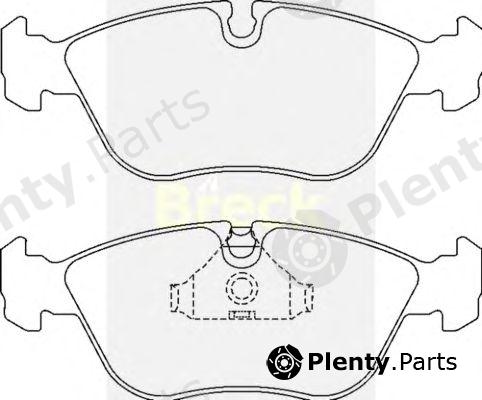  BRECK part 212730070100 Brake Pad Set, disc brake