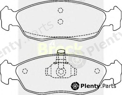  BRECK part 218270070200 Brake Pad Set, disc brake