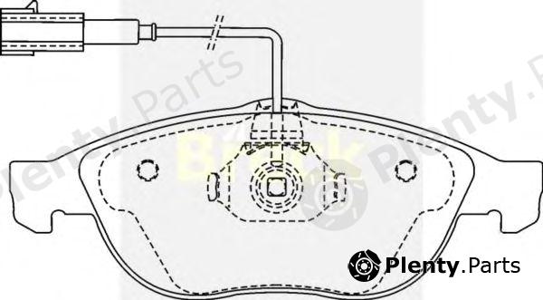  BRECK part 231400070110 Brake Pad Set, disc brake