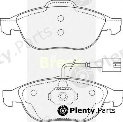  BRECK part 231410070110 Brake Pad Set, disc brake