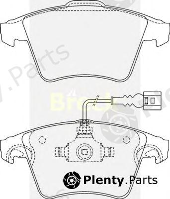  BRECK part 237461070310 Brake Pad Set, disc brake