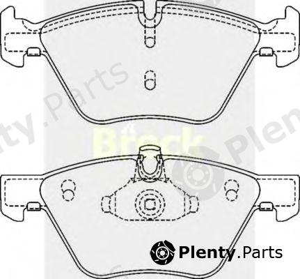  BRECK part 237940070100 Brake Pad Set, disc brake