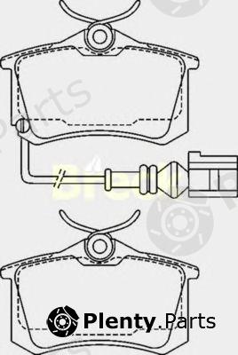  BRECK part 238231070410 Brake Pad Set, disc brake