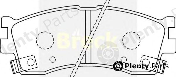  BRECK part 238730050110 Brake Pad Set, disc brake