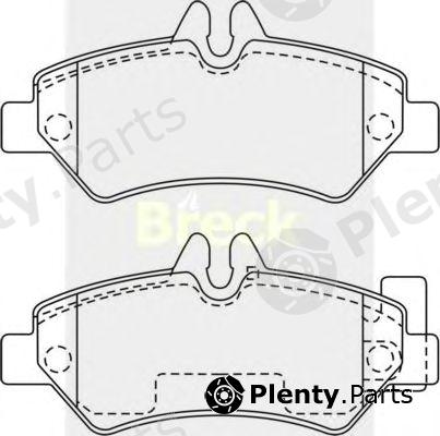  BRECK part 291900070310 Brake Pad Set, disc brake