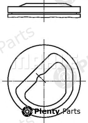  MAHLE ORIGINAL part 0823200 Piston