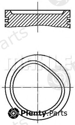  MAHLE ORIGINAL part 0827200 Piston