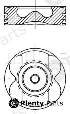  MAHLE ORIGINAL part 0045602 Piston