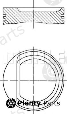  MAHLE ORIGINAL part 0307102 Piston