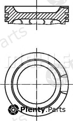  MAHLE ORIGINAL part 0331411 Piston