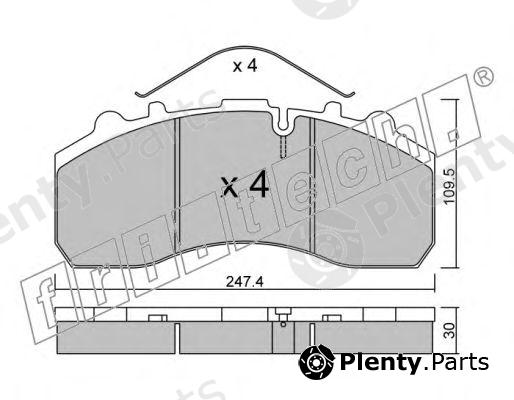  fri.tech. part 601.0 (6010) Brake Pad Set, disc brake