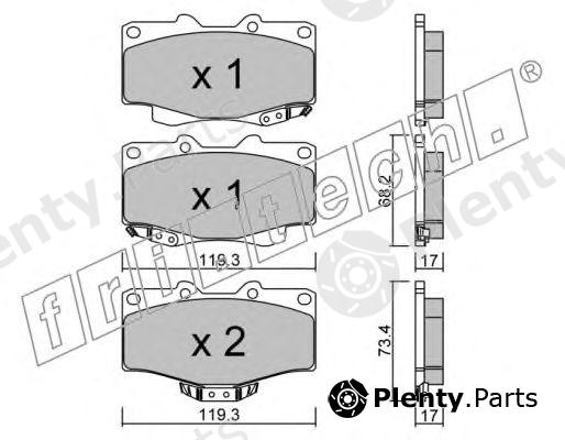 fri.tech. part 131.2 (1312) Brake Pad Set, disc brake