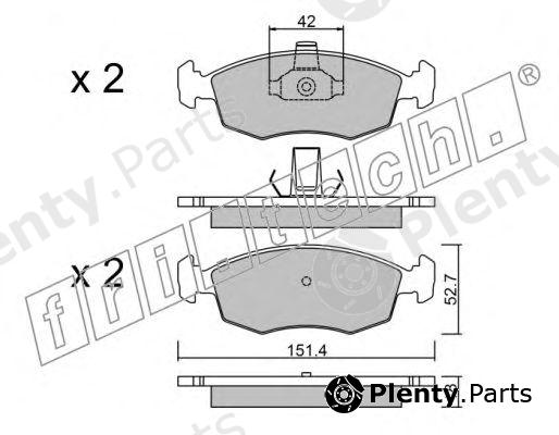  fri.tech. part 2833 Brake Pad Set, disc brake