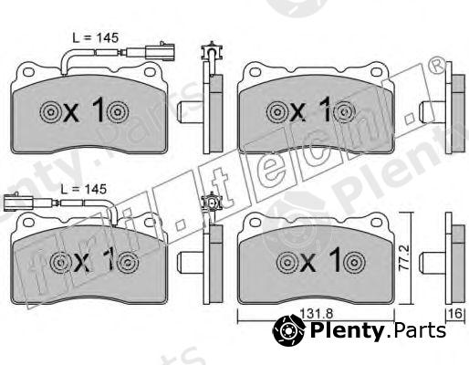  fri.tech. part 2976 Brake Pad Set, disc brake