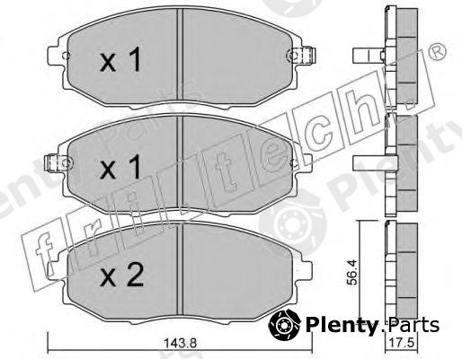  fri.tech. part 8620 Brake Pad Set, disc brake