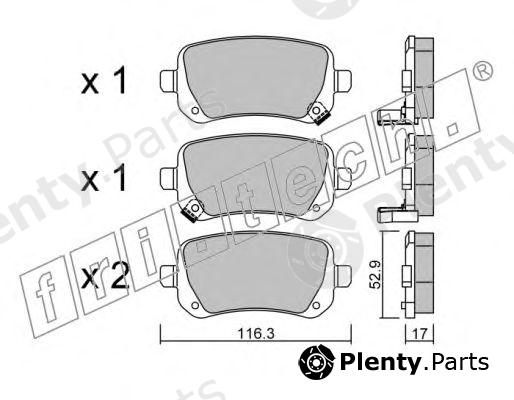  fri.tech. part 881.0 (8810) Brake Pad Set, disc brake