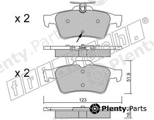  fri.tech. part 3462 Brake Pad Set, disc brake