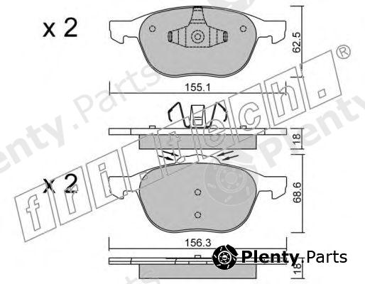  fri.tech. part 5501 Brake Pad Set, disc brake
