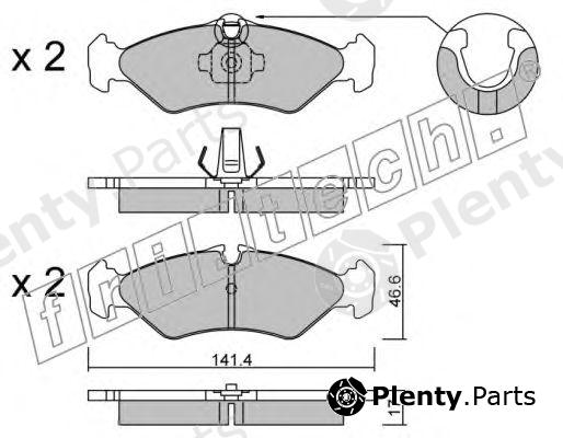  fri.tech. part 5871 Brake Pad Set, disc brake