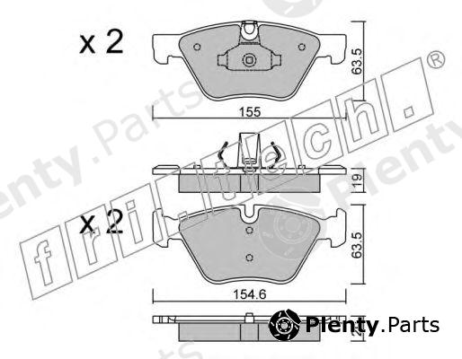  fri.tech. part 935.0 (9350) Brake Pad Set, disc brake