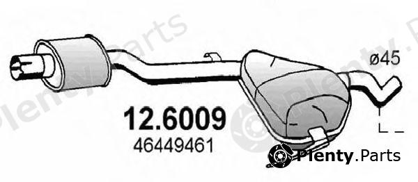  ASSO part 12.6009 (126009) Middle Silencer