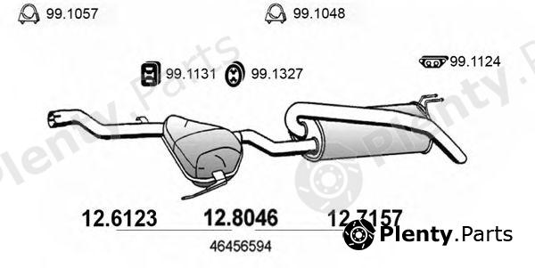  ASSO part 12.8046 (128046) Middle-/End Silencer